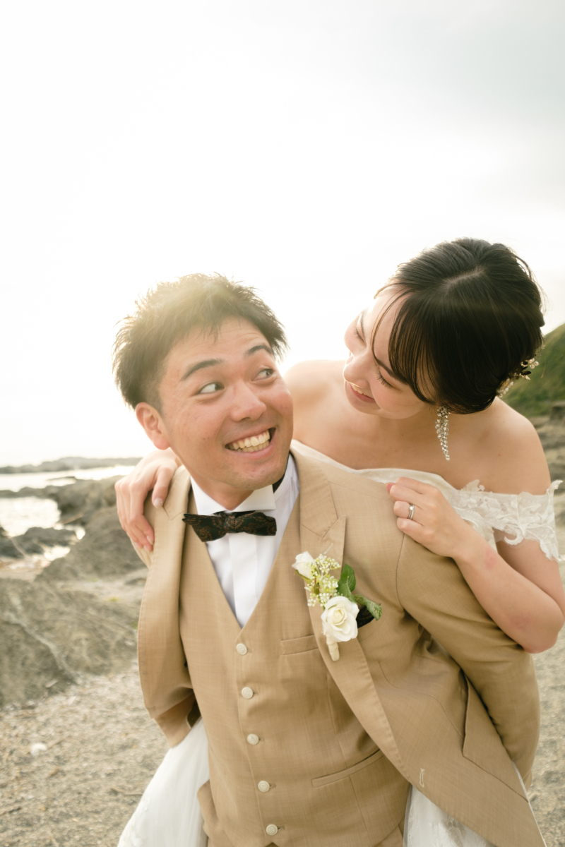 おんぶして進むー！