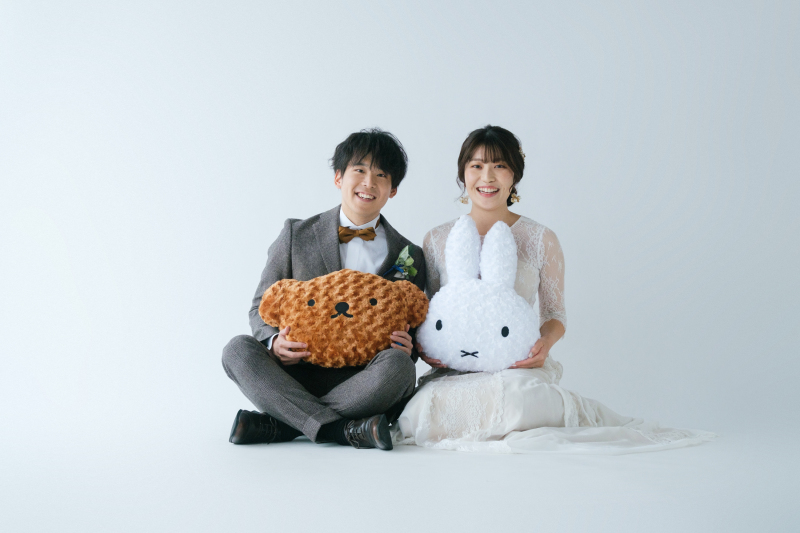 スタジオでゆったりと撮影