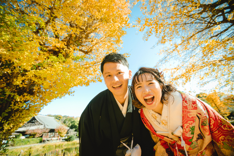 カメラにむかって「わーっ」
