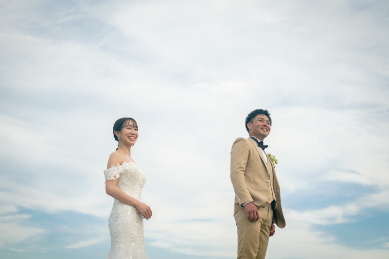 せっかくなので空だけの背景も