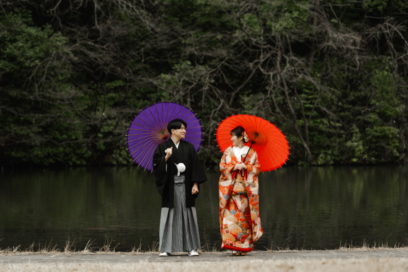 着物に衣装チェンジ!