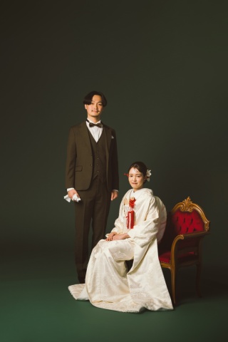 白無垢とタキシードの和洋MIXコーデで自分たちだけの前撮りを【ONELIFE】