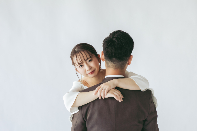 ご新婦さまだけこっちを向いて♪