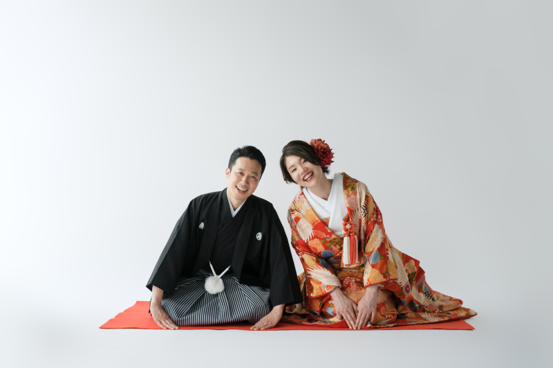 定番の正座カットも