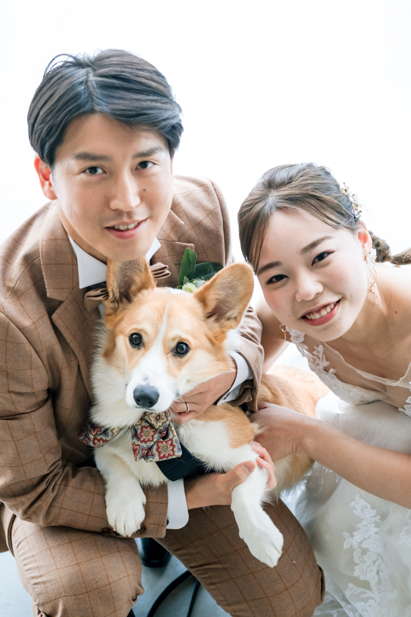 お顔を近づけて