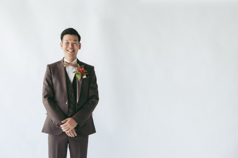 ご新郎さまのソロカット！