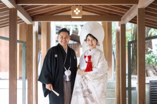乃木神社で誓うふたりの一日【結婚式当日撮影】
