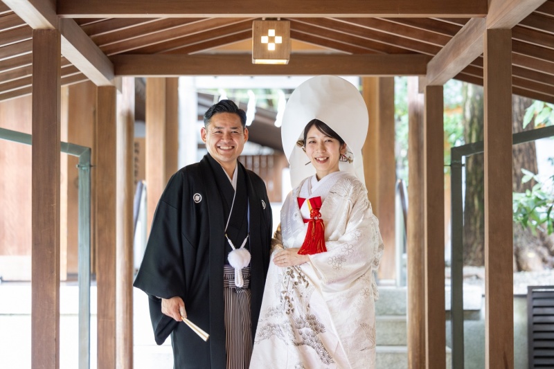 乃木神社で誓うふたりの一日【結婚式当日撮影】