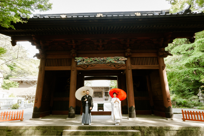 鎌倉妙本寺にて