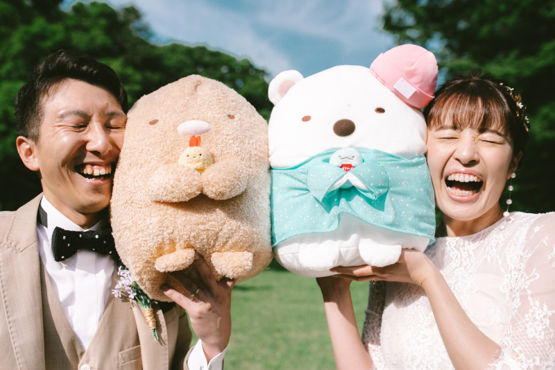 お持ち込みのぬいぐるみと!