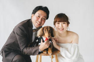 ペットとの撮影（スタジオ）