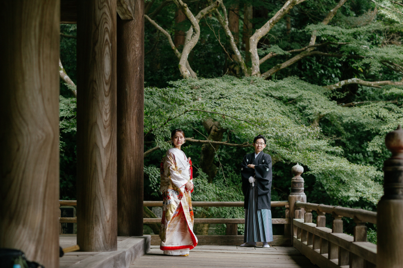 和装＋洋装前撮り｜公園＋寺院ロケーション【月2組限定】