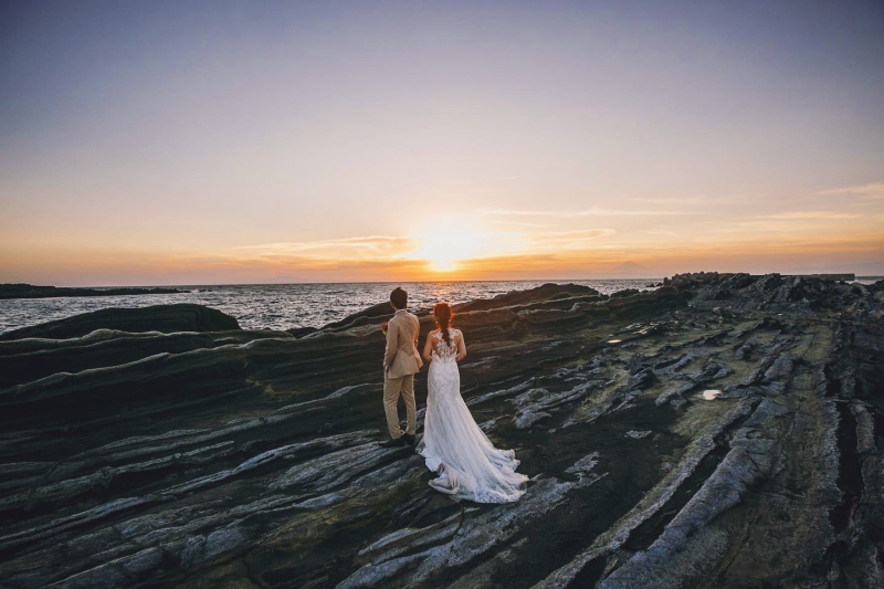 城ヶ島前撮り｜サンセット海ロケーション洋装1着【春限定5組】