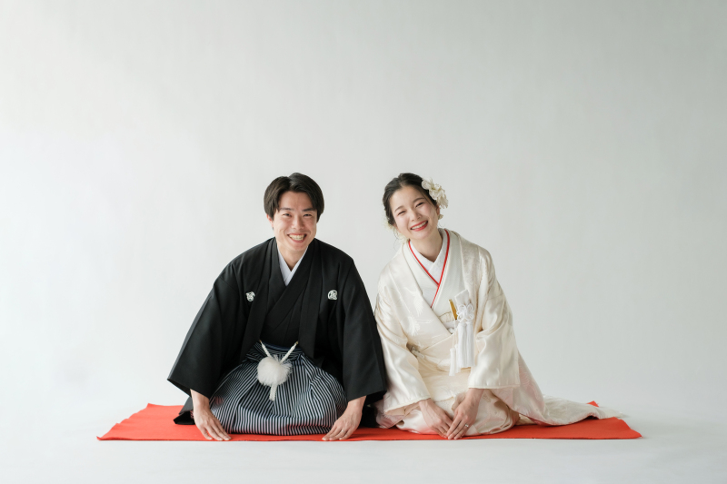 【月2組限定】和装+洋装前撮り|海ロケーション+スタジオ|旅気分で解放感に思う存分浸る|衣装差額なし・写真データ115カット