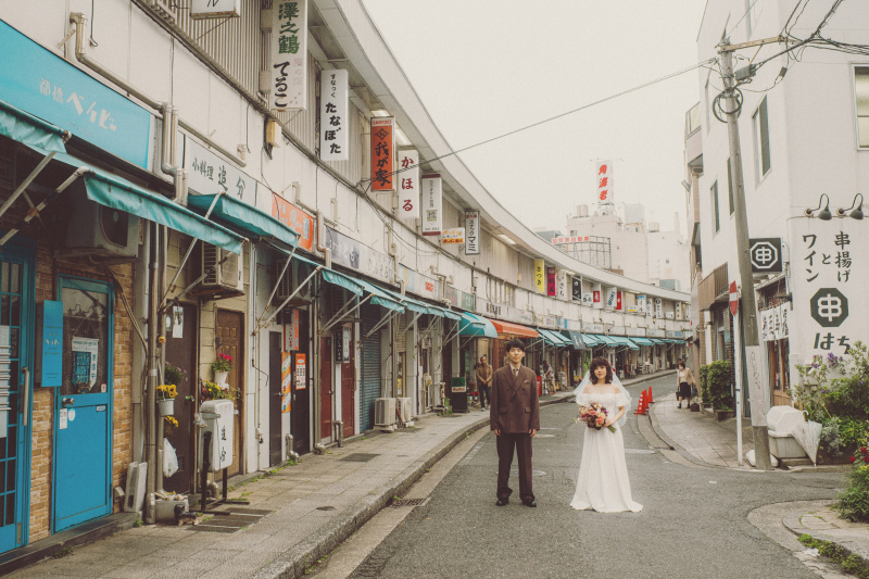 【10月11月12月限定】ふたりの思い出を巡る街ぶら散歩!前撮りフォトウェディング!