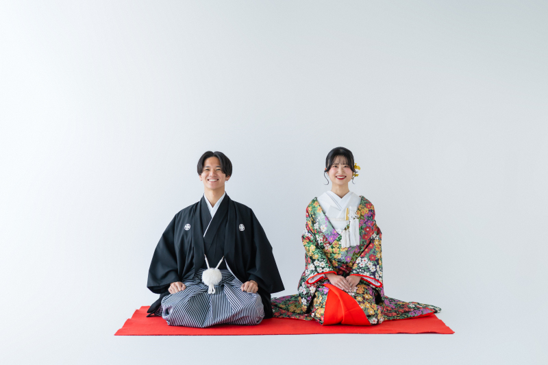 和装＋洋装前撮り｜城ヶ島ロケーション＋スタジオ