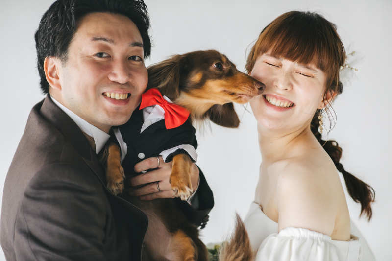 【通年】大切なペットと一緒!『ペットとスタジオ撮影』プラン