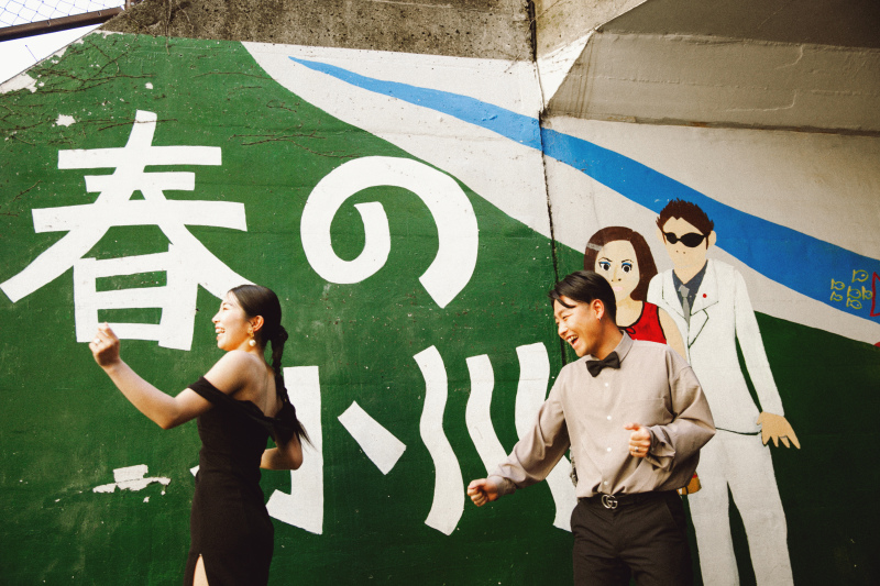 【10月11月12月限定】ふたりの思い出を巡る街ぶら散歩!前撮りフォトウェディング!