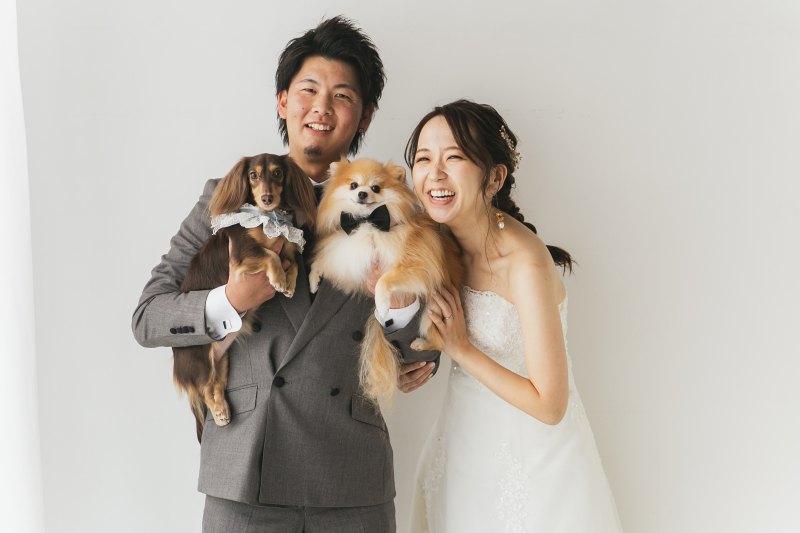 【通年】大切なペットと一緒!『ペットとスタジオ撮影』プラン