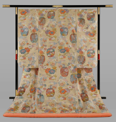 本唐織 能衣草木花丸茶袋文