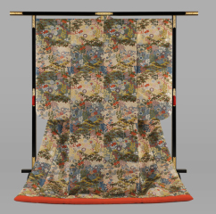 本唐織 葛家草花文