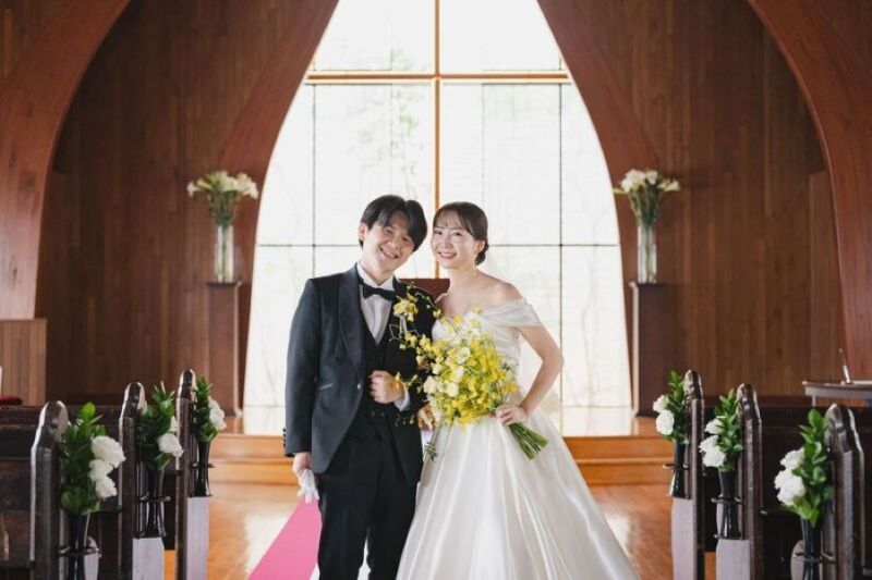 森のチャペルで