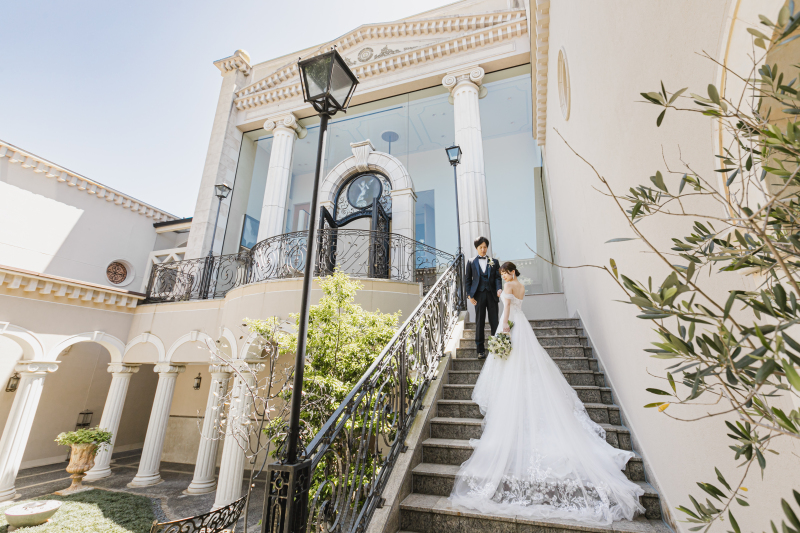 大階段でのバックショット