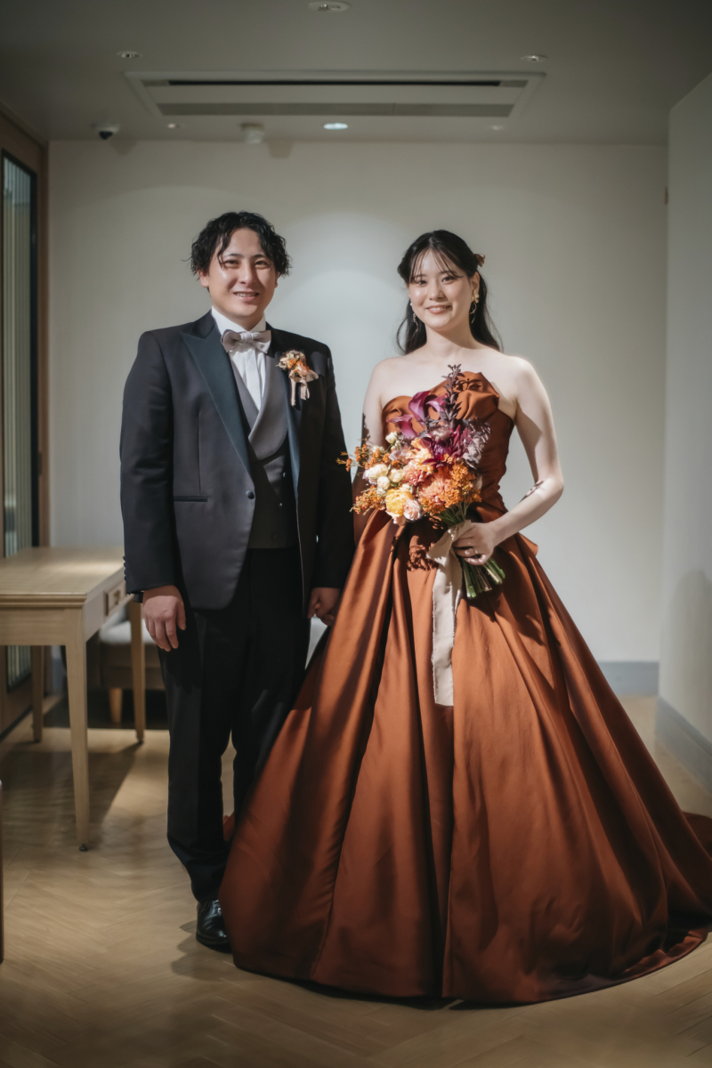 カラードレスへお召替え