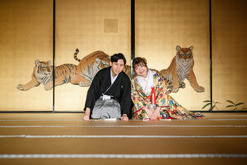 久保田金僊筆「虎の襖絵」3