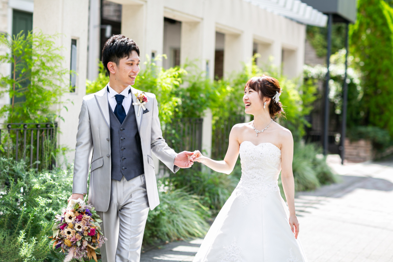 教会前をお散歩