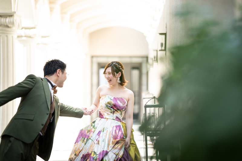 ヨーロッパ調の回廊で