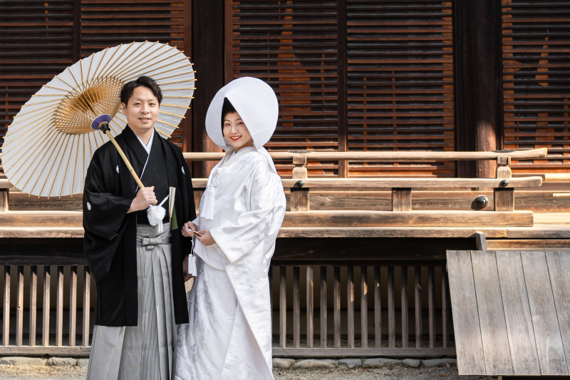 番傘をつかった上品な1枚