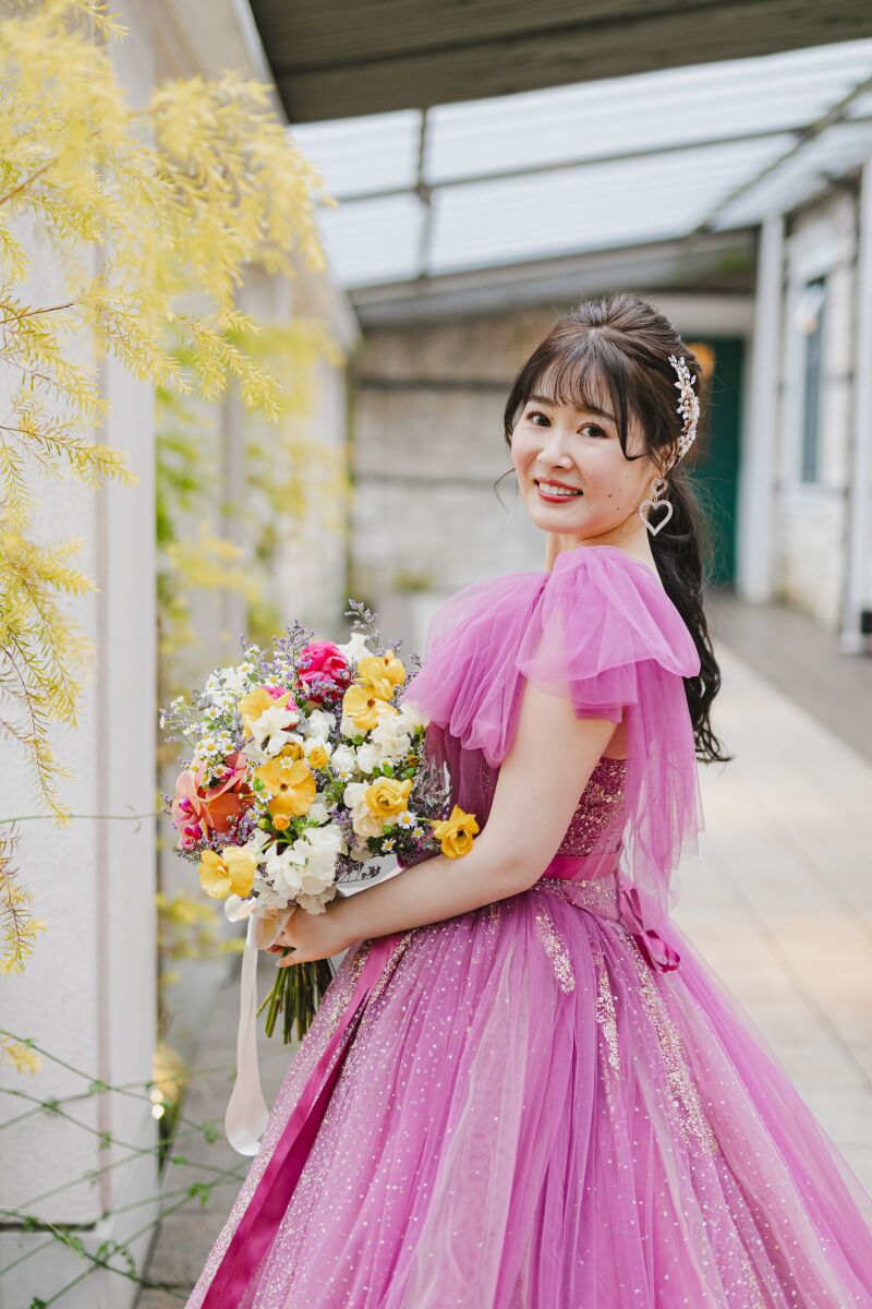 お召し替えで雰囲気を変えて