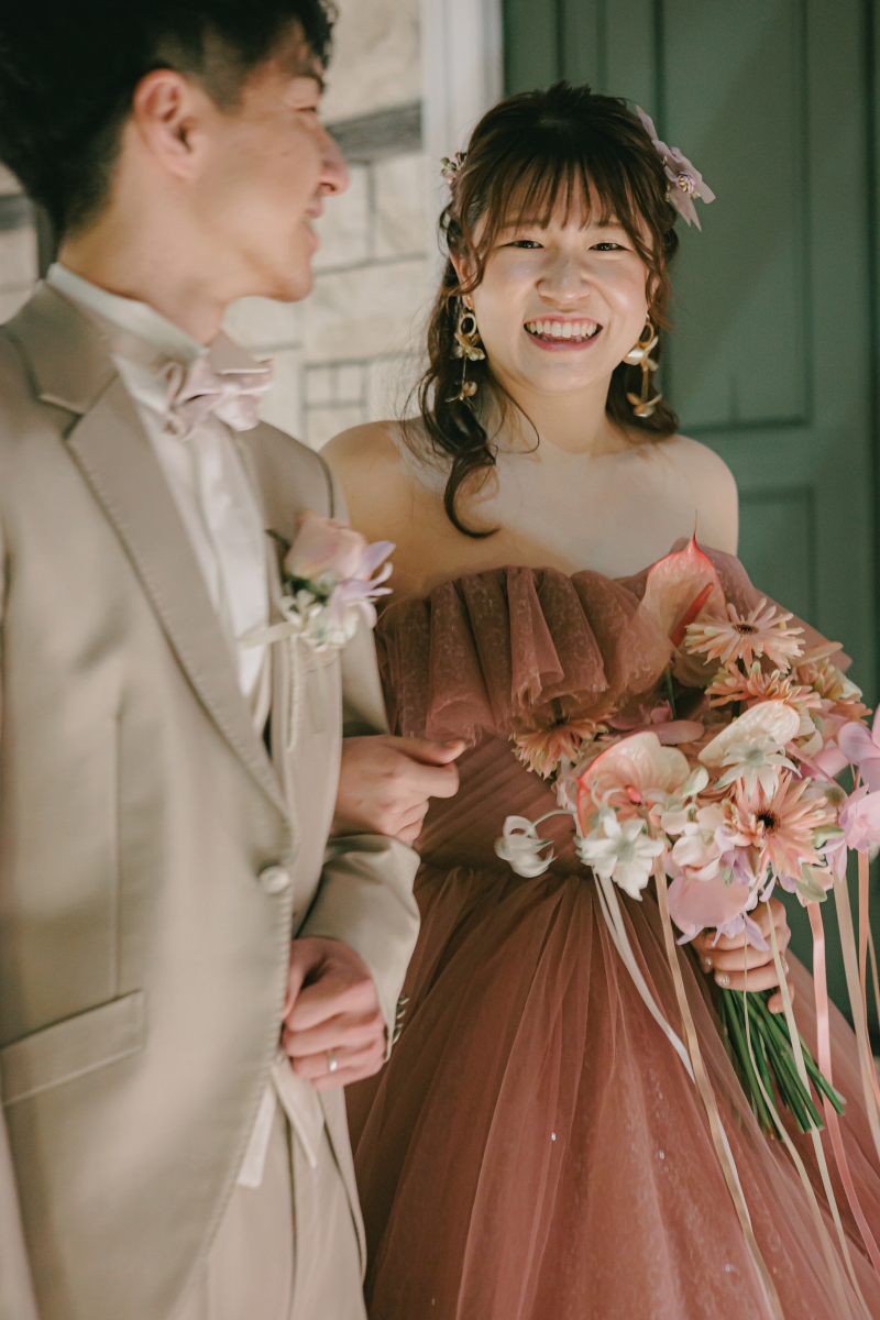 カラードレスへお色直し