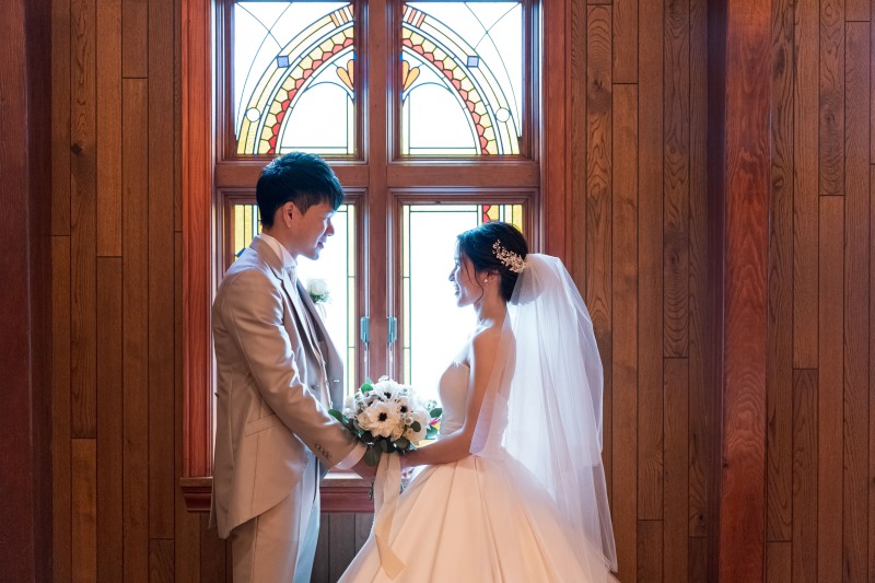 ～ステンドグラスでのワンショット～