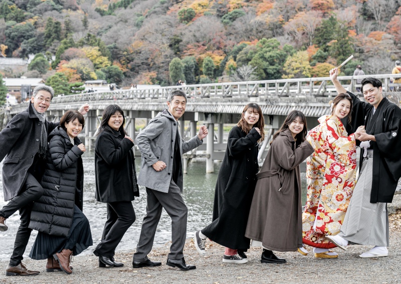 ご家族の仲の良さが伝わるお茶目な一枚