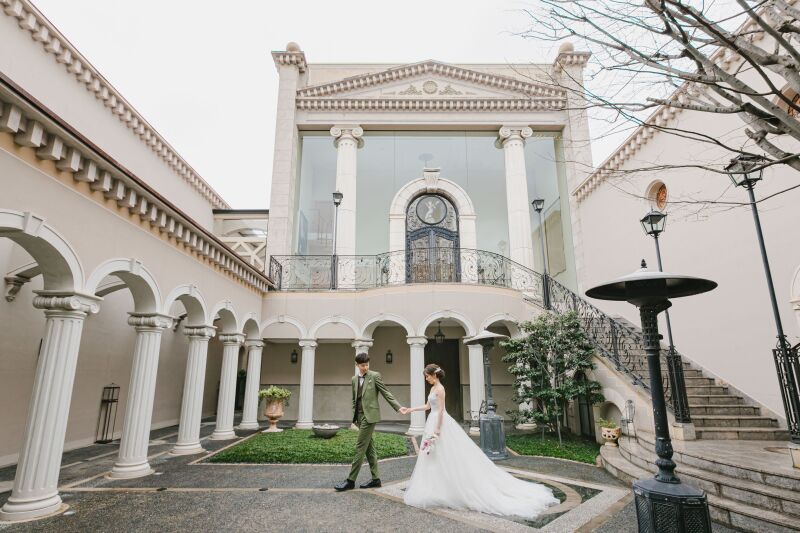 西洋建築が美しいチャペル外観