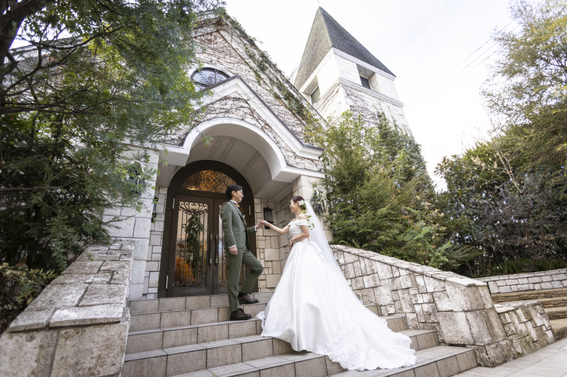 緑豊かなガーデンも貸切に