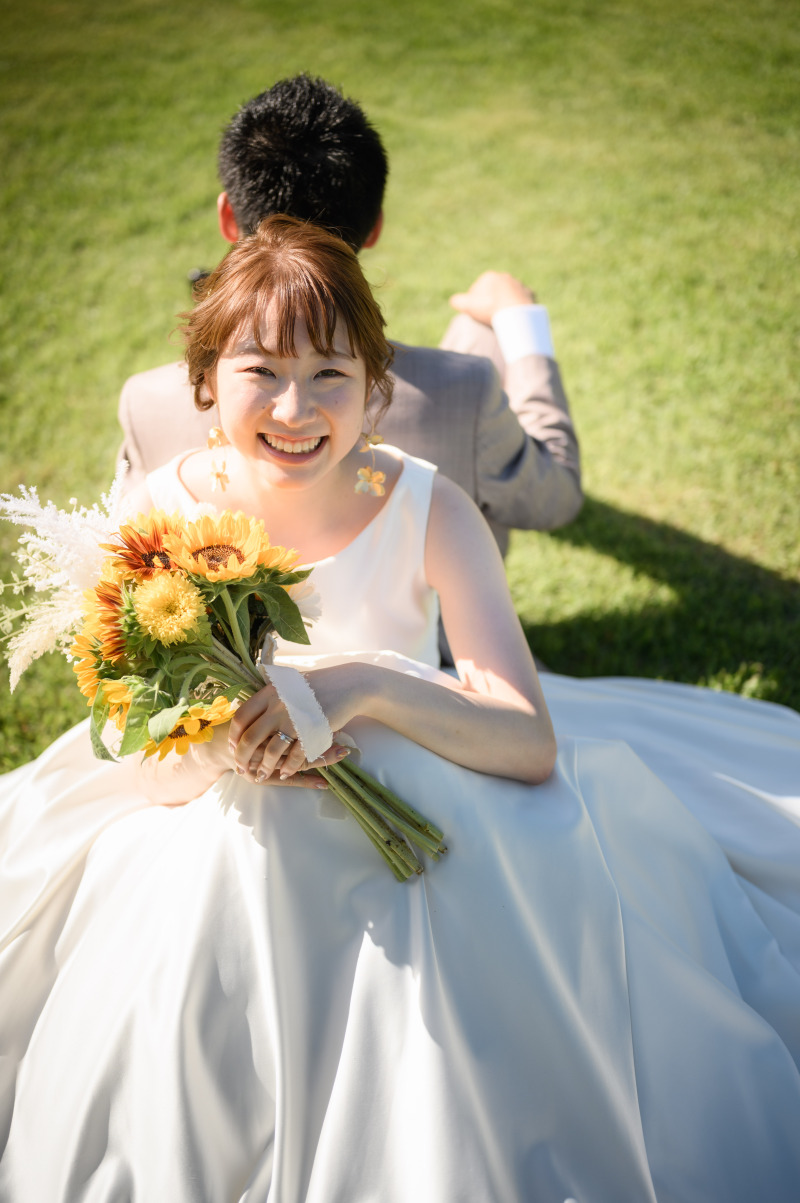 眩しい笑顔のご新婦様♪