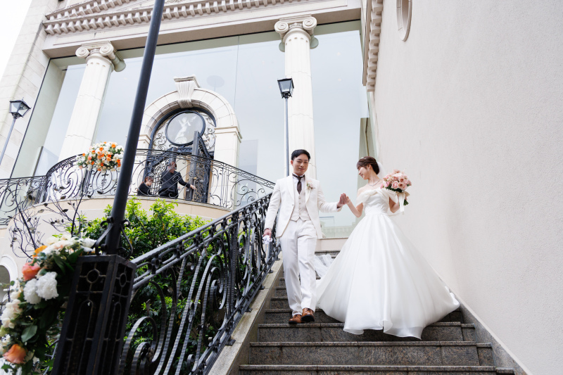 大階段でのシーン