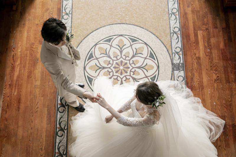 ミモザのモザイクタイル