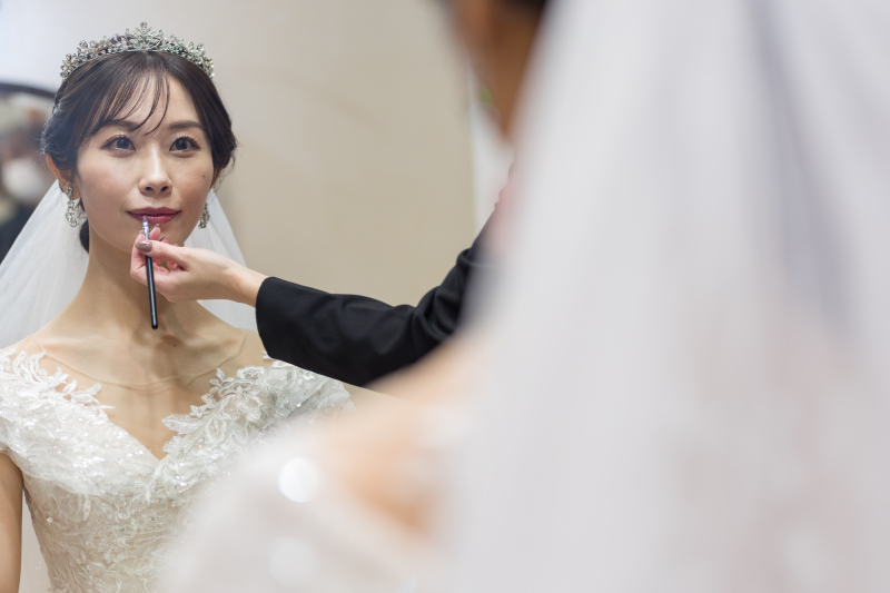 美しいお支度シーン♪