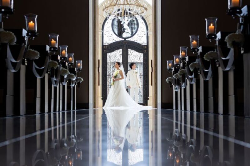 大理石のバージンロード