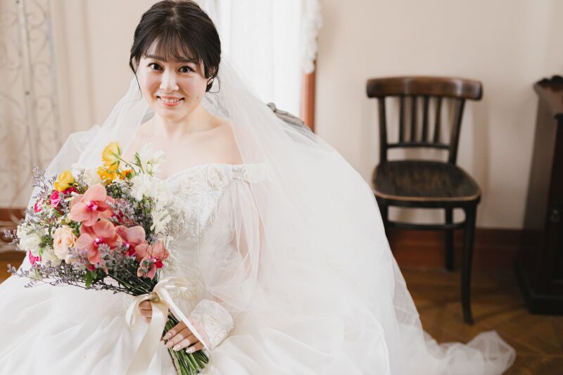 新婦様お仕度部屋にて