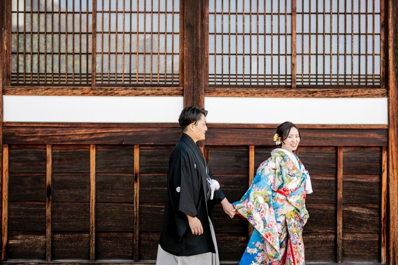 紅葉の季節！金戒光明寺×ノスタルジックなチャペル【和装＆洋装】