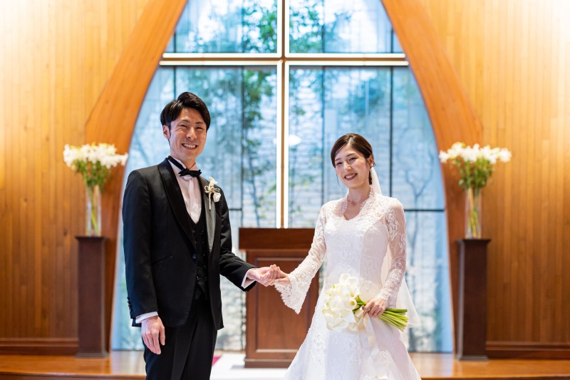 温かな森の教会で等身大のおふたりを*