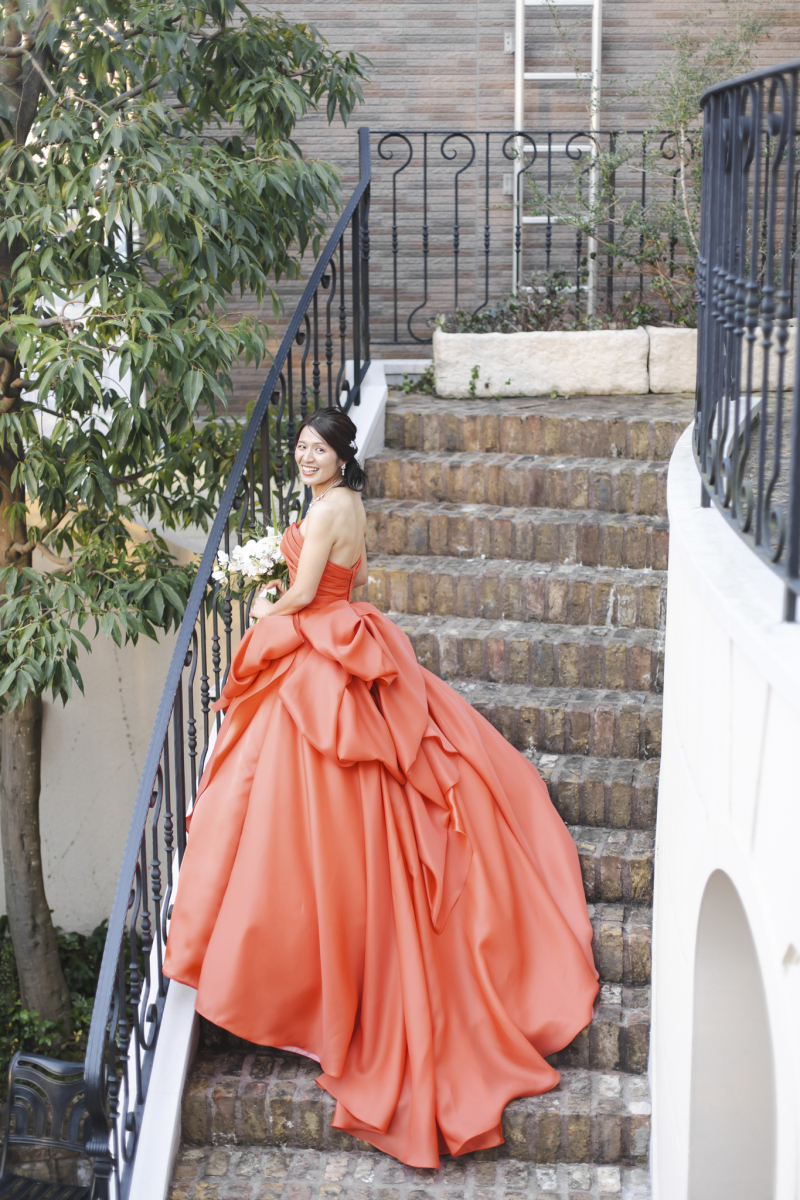 カラードレスへお召し替え