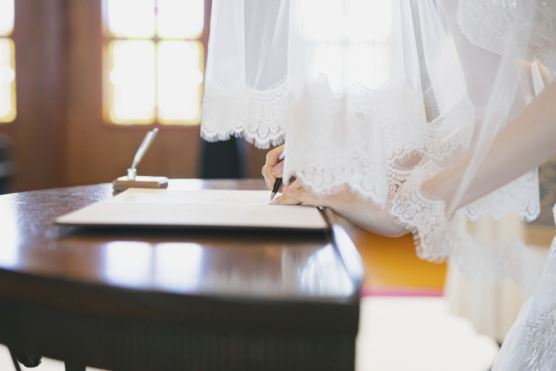 教会ならではの結婚証明書