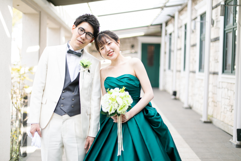 カラードレスにチェンジ！