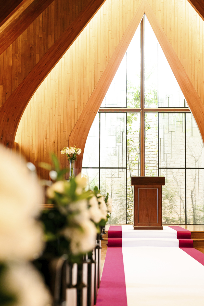 本物の教会で過ごす特別な時間